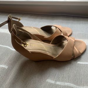 BC nude wedges! Size 8.5